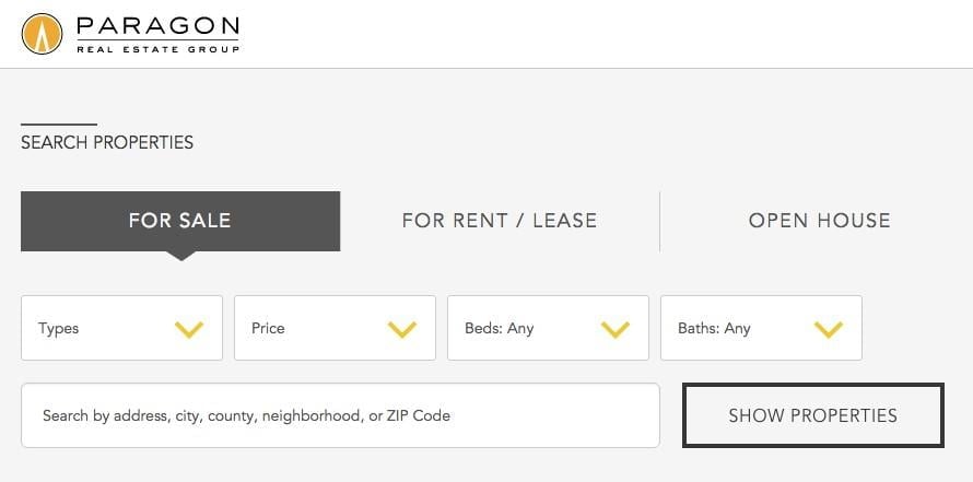 real estate landing page forms