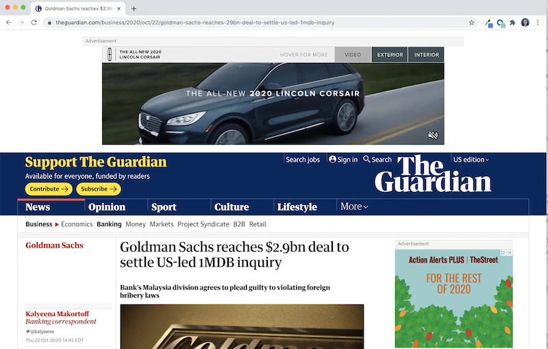regular page version of guardian news story
