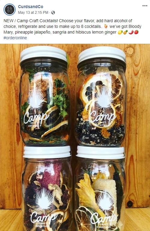 meal kit on Facebook from Curds and Co.