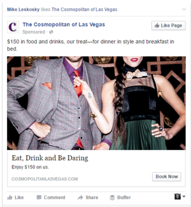 cosmopolitan ad with discount 