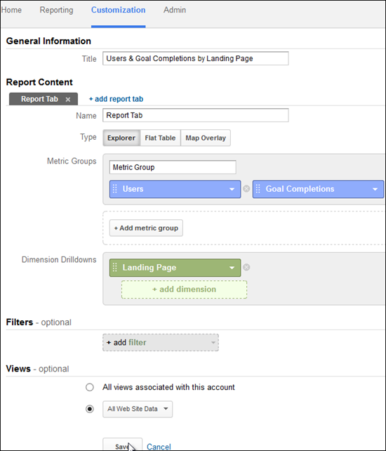 basic seo reporting