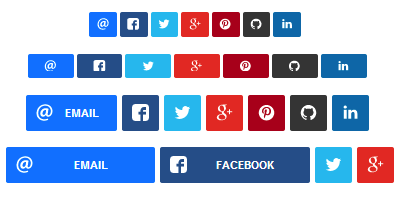 social media button sizes