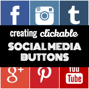 social media buttons cover