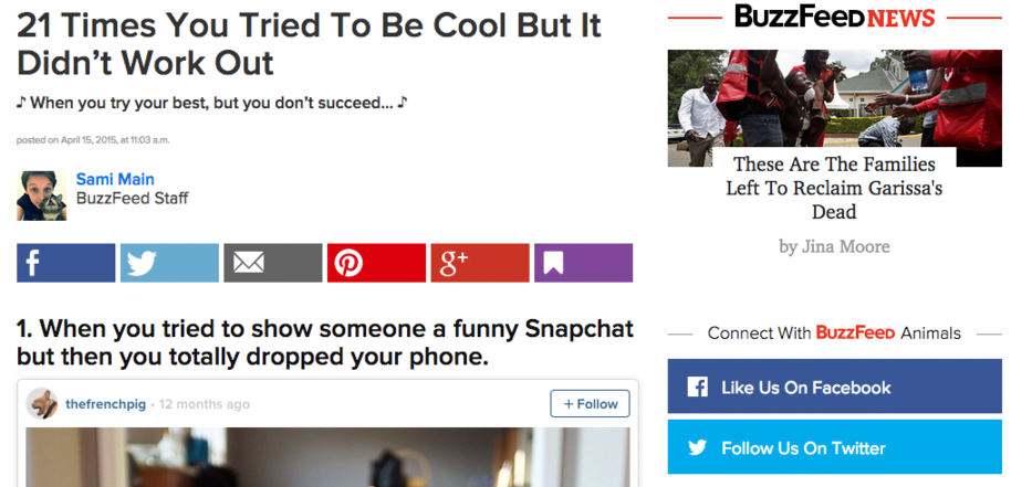 social share buttons