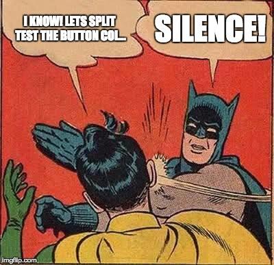 Split test Batman meme