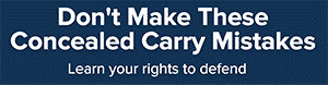 Split test Concealed Carry Association display ad