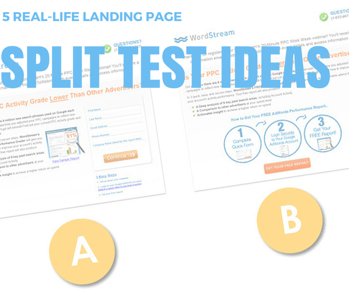 Split tests header