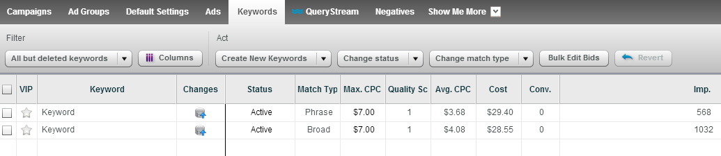Bid Stacking