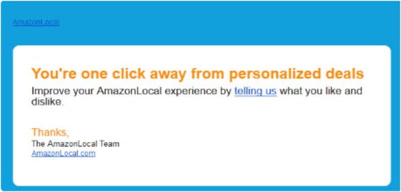 amazon targeted email marketing