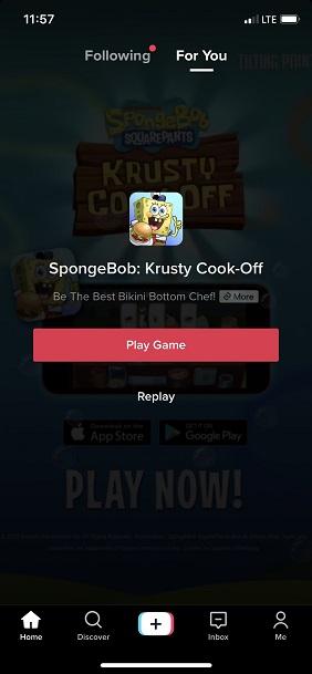 TikTok ad example consideration stage CTA
