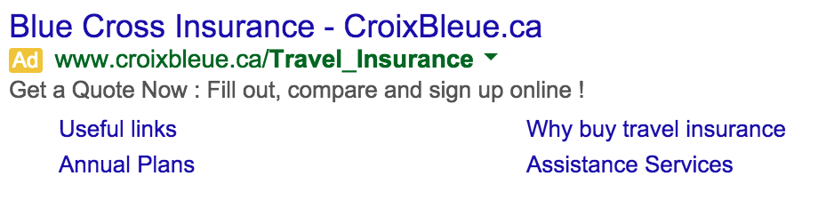 adwords ad example