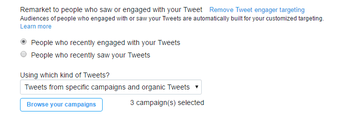 twitter ads engager targeting