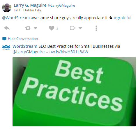 Twitter Best Practices RT