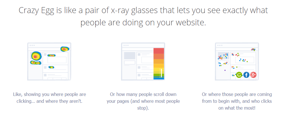 Value proposition examples CrazyEgg