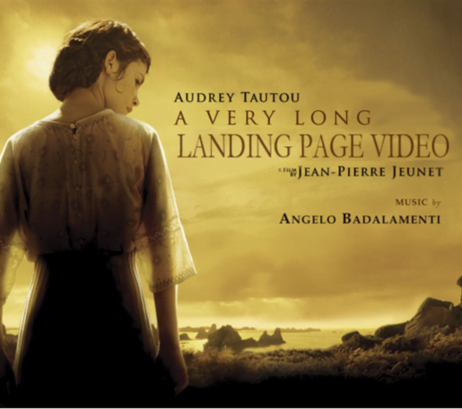 Video landing pages a very long engagement parody