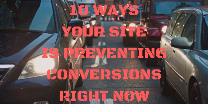site conversions problems to solve