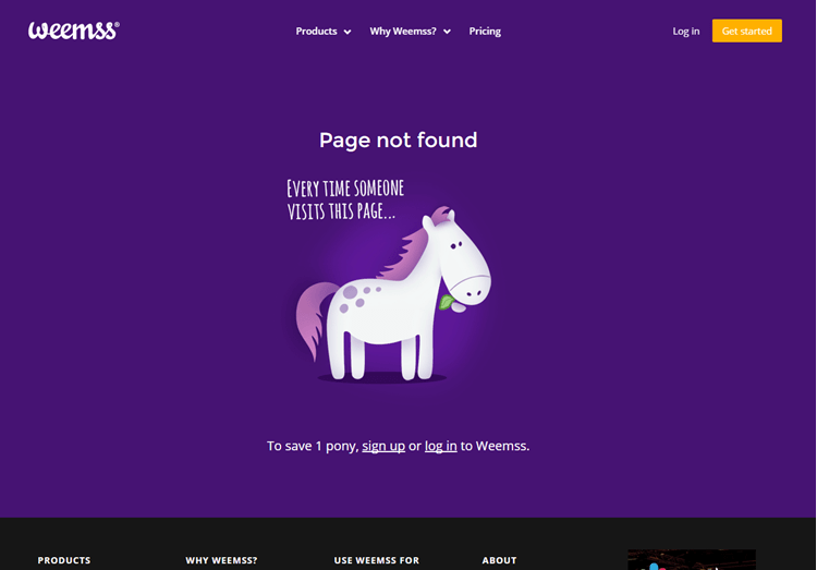 Weemss Error Page