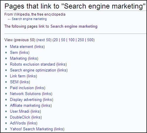 Wikipedia internal links are abundant.