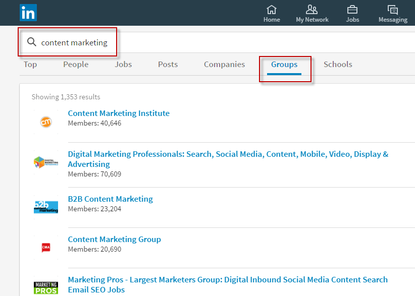 Working remotely LinkedIn groups online networking