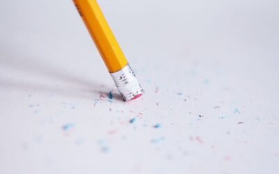 cross-channel marketing mistakes - pencil with worn down eraser