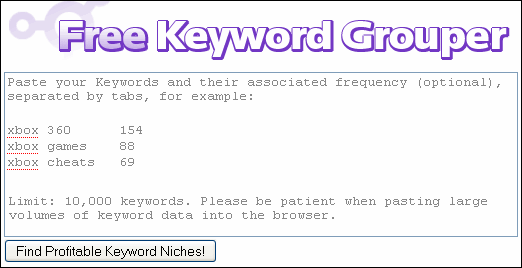 Free Keyword Grouper Tool