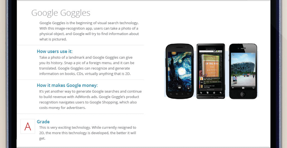 Is Google Goggles available for an iPhone?