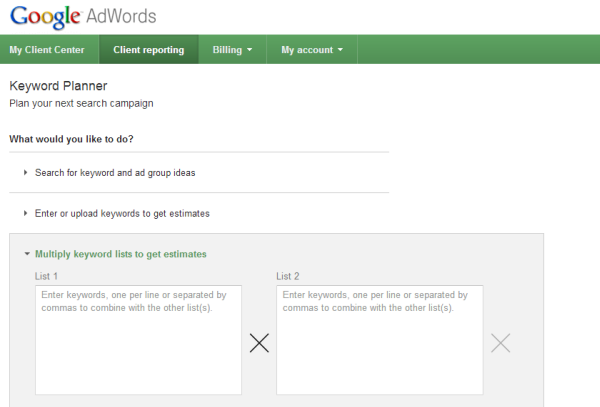 google keyword generator