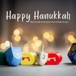 hanukkah instagram image - dreidel