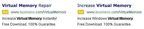 AdWords optimization text ads A/B test example