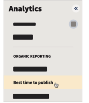 hootsuite best time to post feature