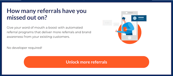 call to action phrases and examples: unlock more referrals