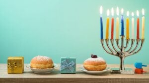 hanukkah facebook cover image