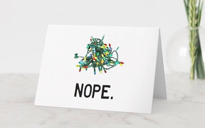 christmas social media post templates - funny card