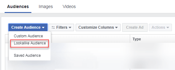 facebook lookalike audiences creation