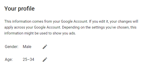 google ads profile for individual user is how adwords determines household income tier