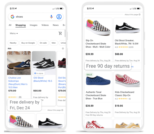 google ads updates september 2021: new shipping attributes in shopping ads