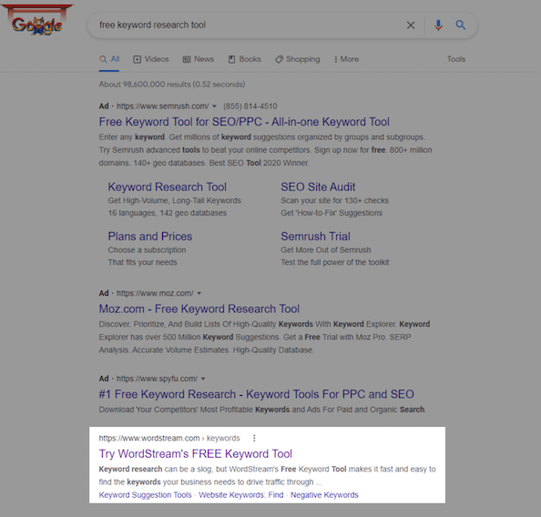 free keyword tool SERP title fixed after google rewrote it