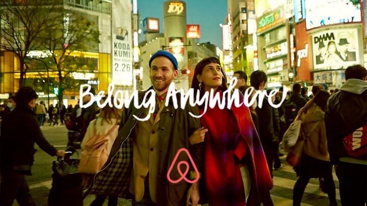 marketing and advertising slogan examples: airbnb