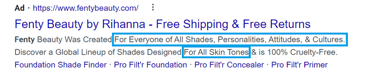 example of inclusive ppc ad copy