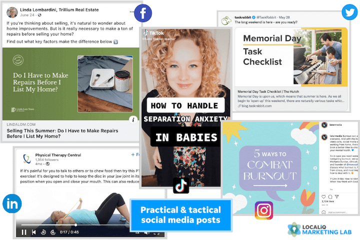 practical social media post ideas