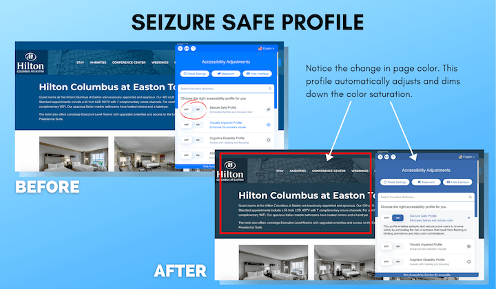 best marketing strategiges 2022 - accessible website example