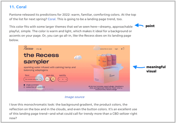 best marketing strategies for 2022 - example of meaningful visual
