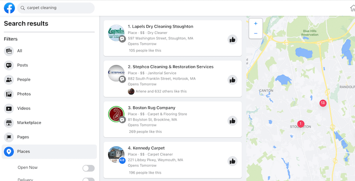 best marketing strategies for 2022 - social for local seo with facebook listing