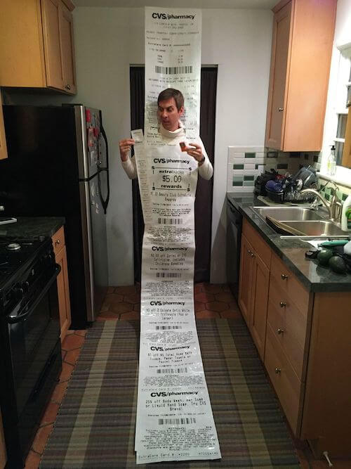 website audit list as long as a cvs receipt