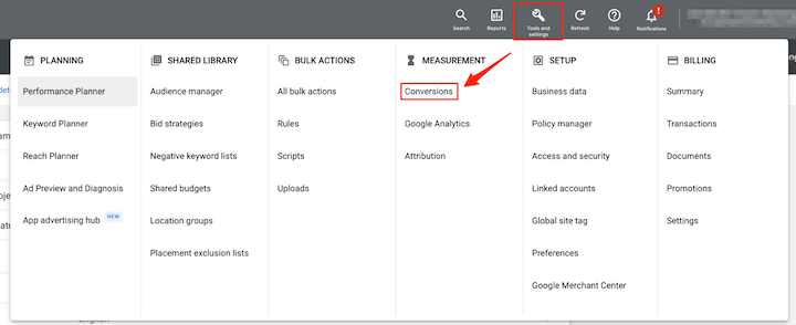 what is target roas in google ads - conversion value setup in google ads