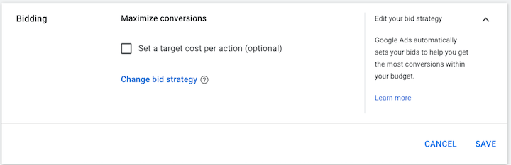 estratégia de lances de roas desejado x maximizar conversões