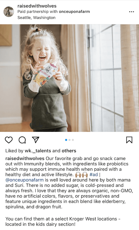 testimonial ads examples - instagram