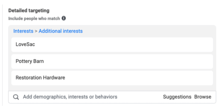 how to scale facebook ads - detailed targeting