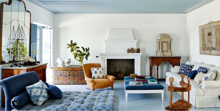 color psychology marketing - architectural digest's blue theme