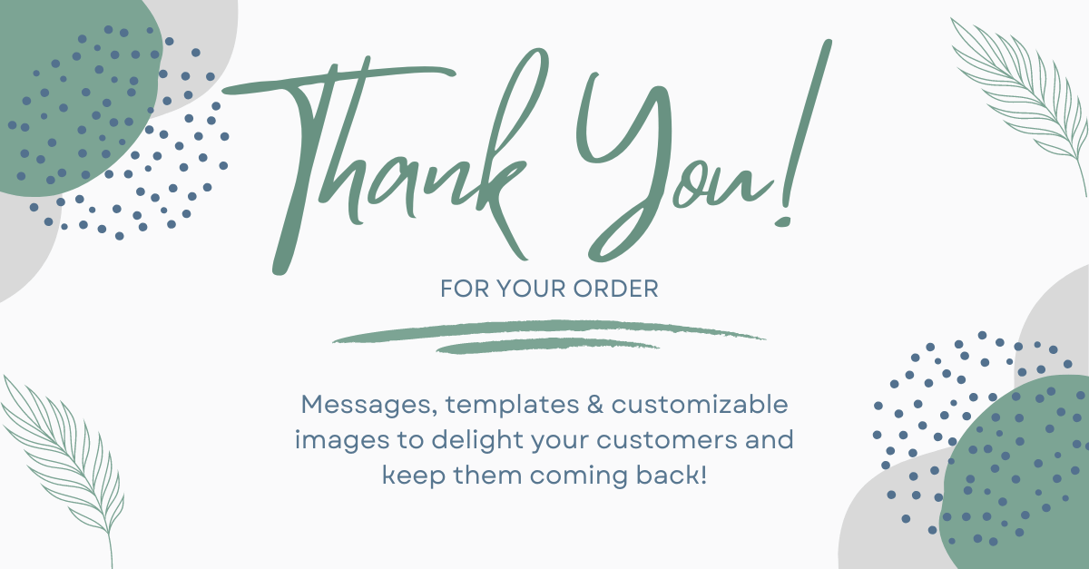 Blog - Unboxing and free graphic: Thank you cards for your shipment